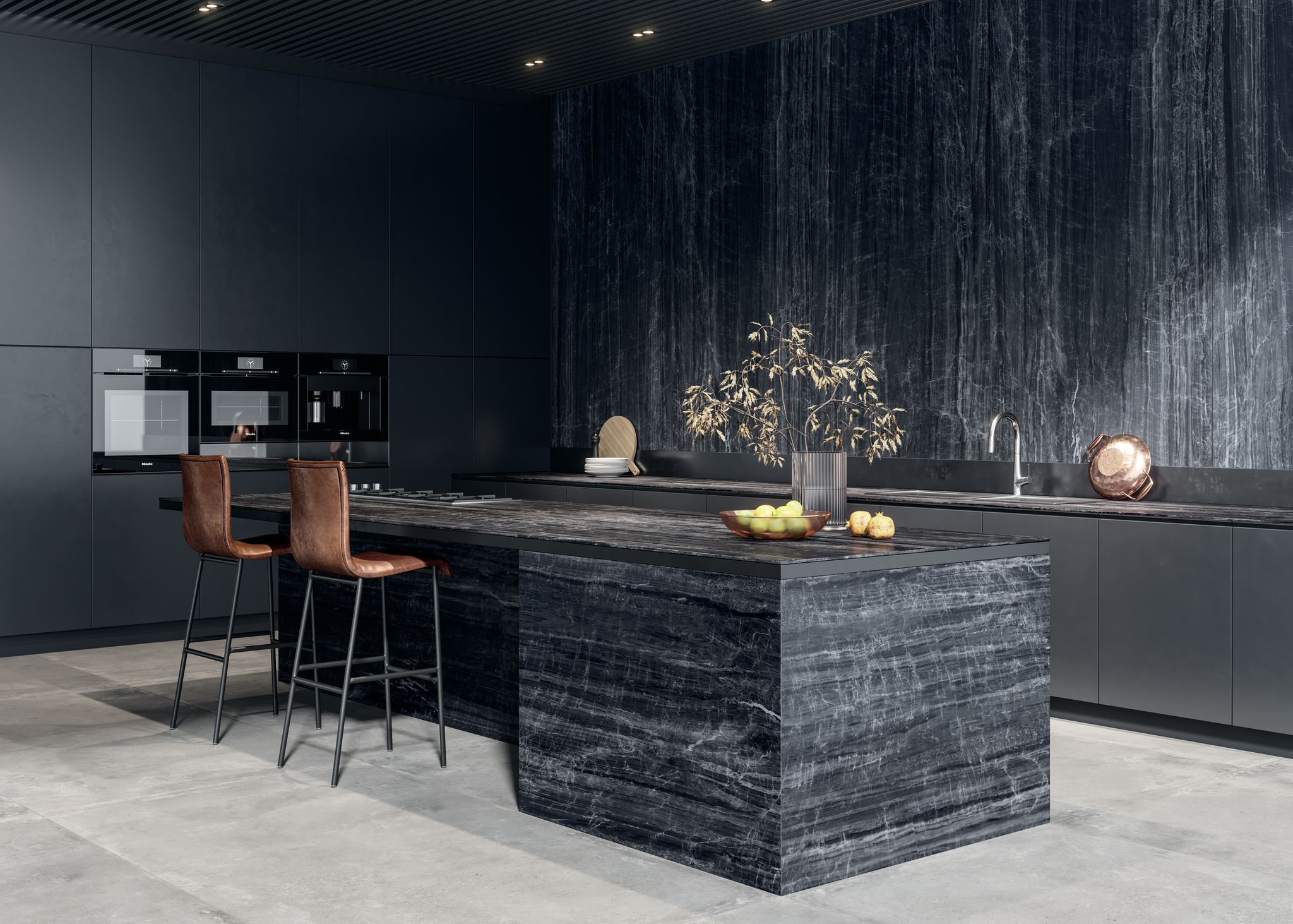 Porcelanato Preto Roca Cerámica